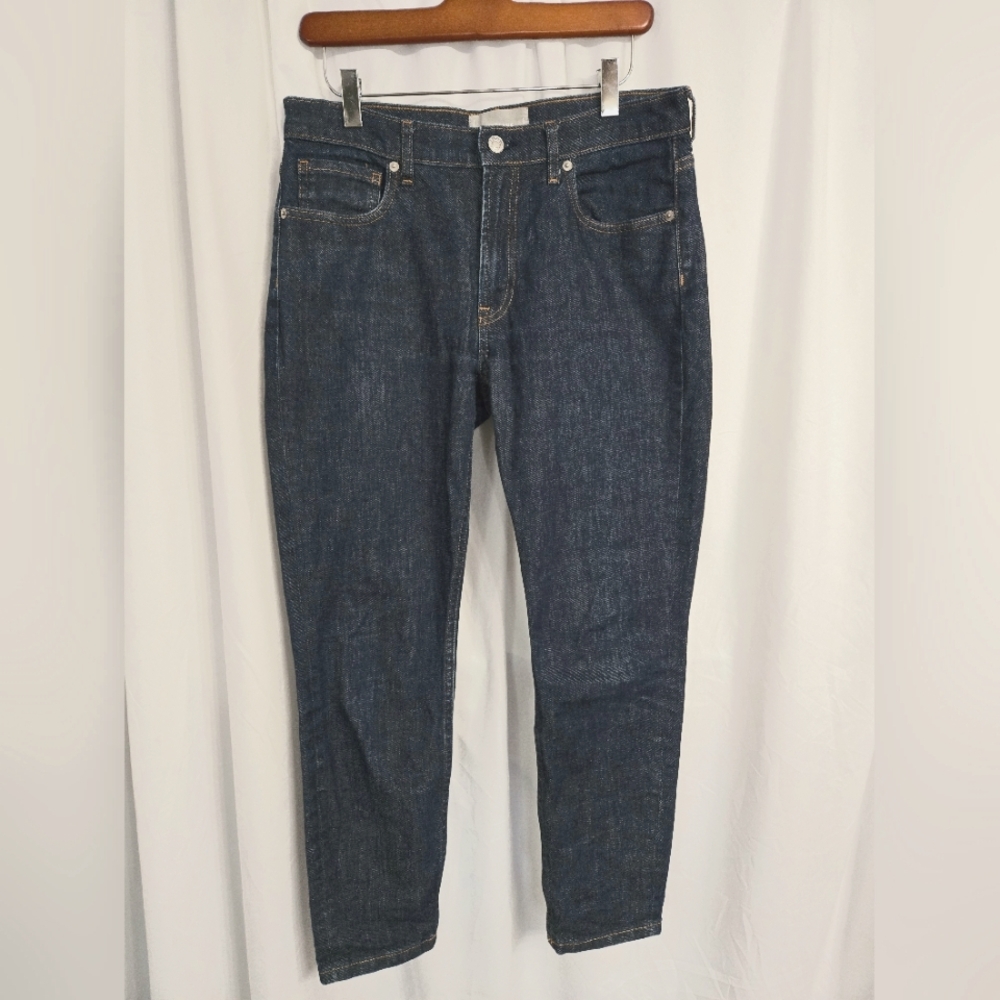 Everlane Blue Ankle Cropped Trendy Fall Jeans with Classic Design Size 29